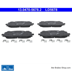 ATE originale keramische Bremsbeläge (13047056782) für Audi, Cupra, Volkswagen (VW)