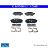 ATE original ceramic brake pads (13047056812) for Hyundai, Kia