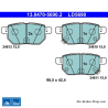 ATE originele keramische remblokken (13047056902) voor Lexus, Subaru, Toyota