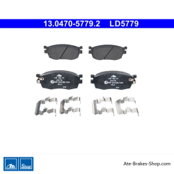 ATE original ceramic brake pads (13047057792) for Hyundai, Kia