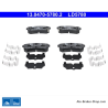 ATE original ceramic brake pads (13047057802) for Hyundai, Kia