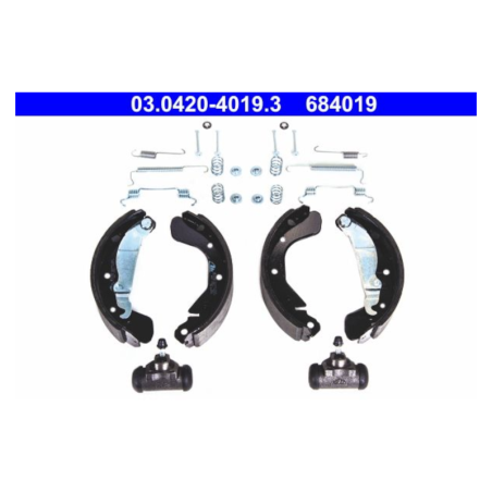 ATE Original Brake Shoe kit (0304204019302) for Opel