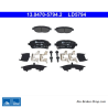 ATE original ceramic brake pads (13047057942) for Daihatsu, Mazda, Subaru, Suzuki