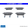 ATE originale Keramikbremsbeläge (13047058012) für Nissan und Renault