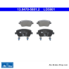 ATE original ceramic brake pads (13047058012) for Nissan, Renault