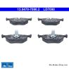 ATE pastillas de freno cerámicas originales (13047070902) para BMW