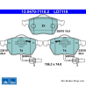 ATE plaquettes de frein en céramique d’origine (13047071102) pour Audi, Seat, Skoda, Volkswagen (VW)