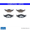 ATE original ceramic brake pads (13047071152) for Opel