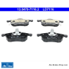 ATE original ceramic brake pads (13047071162) for Opel