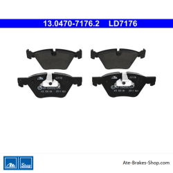 ATE pastillas de freno cerámicas originales (13047071762) para BMW