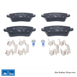 ATE originale Bremsbeläge (13046027092) für Dacia, Lada, Mercedes-Benz, Nissan, Renault