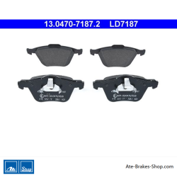 ATE original ceramic brake pads (13047071872) for Volvo