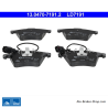 ATE original ceramic brake pads (13047071912) for Volkswagen (VW)