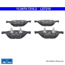 ATE pastillas de freno cerámicas originales (13047072102) para BMW
