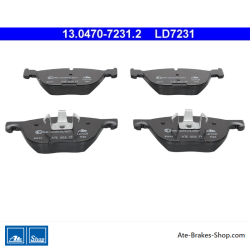 ATE pastillas de freno cerámicas originales (13047072312) para BMW