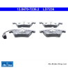 ATE originele keramische remblokken (13047072362) voor Volkswagen (VW)