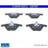 ATE pastillas de freno cerámicas originales (13047072372) para BMW