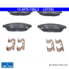 ATE pastillas de freno cerámicas originales (13047072622) para Chevrolet, Opel
