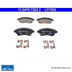 ATE plaquettes de frein en céramique d’origine (13047072622) pour Chevrolet, Opel