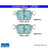 ATE originale keramische Bremsbeläge (13047072932) für Audi, Cupra, Seat, Skoda, Volkswagen (VW)