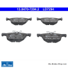 ATE plaquettes de frein en céramique d’origine (13047072942) pour Audi, Cupra, Seat, Skoda, Volkswagen (VW)