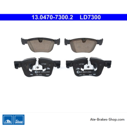 ATE original ceramic brake pads (13047073002) for Citroën, Peugeot