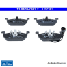 ATE originele keramische remblokken (13047073032) voor Audi, Seat, Skoda, Volkswagen (VW)