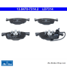 ATE original ceramic brake pads (13047073142) for Audi
