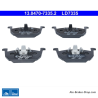 ATE original ceramic brake pads (13047073352) for Audi, Seat, Skoda, Volkswagen (VW)