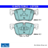 ATE originele keramische remblokken (13047073392) voor Citroën, Opel, Peugeot, Toyota, Vauxhall