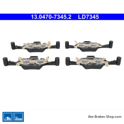 ATE original ceramic brake pads (13047073452) for BMW