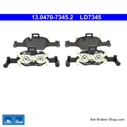 ATE original ceramic brake pads (13047073452) for BMW