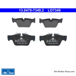 ATE originele keramische remblokken (13047073492) voor BMW, Mini