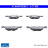 ATE original ceramic brake pads (13047073502) for Mazda