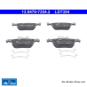 ATE pastillas de freno cerámicas originales (13047073542) para Audi, Cupra, Ford, Seat, Skoda, Volkswagen (VW)