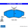ATE original brake pads (13046027202) for Land Rover