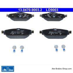 ATE originele keramische remblokken (13047090032) voor Mercedes-Benz