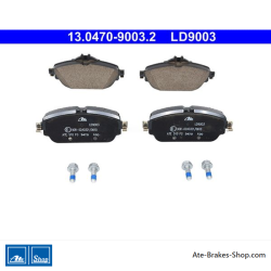 ATE pastillas de freno cerámicas originales (13047090032) para Mercedes-Benz