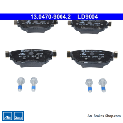 ATE plaquettes de frein en céramique d’origine (13047090042) pour Mercedes-Benz