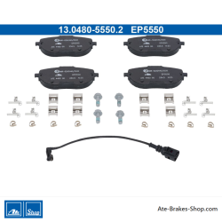 ATE originele remblokken (13048055502) voor Cupra, Volkswagen (VW)