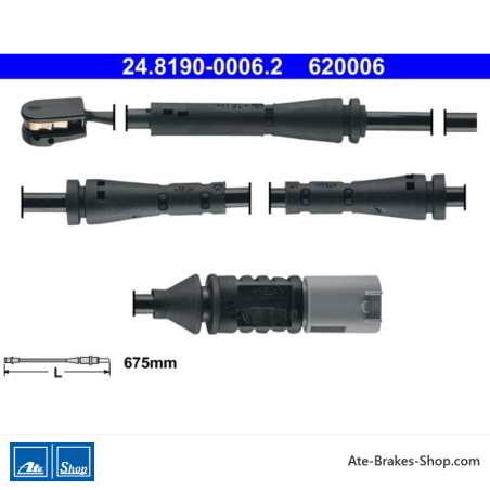 ATE Indicateur d’usure (24819000062) d’origine pour BMW