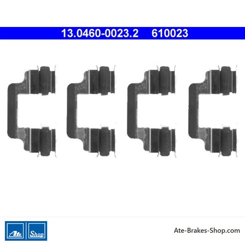 ATE Originele remblokaccessoires (13046000232) voor Audi, Volkswagen (VW)