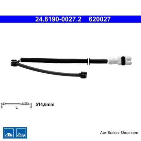 ATE Indicateur d’usure (24819000272) original pour Porsche
