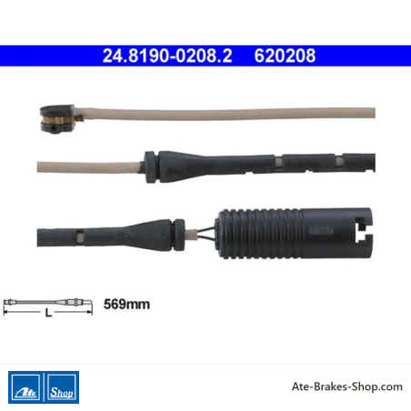 ATE Indicateur d’usure (24819002082) original pour BMW