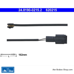 ATE Indicador de desgaste original (24819002152) para BMW