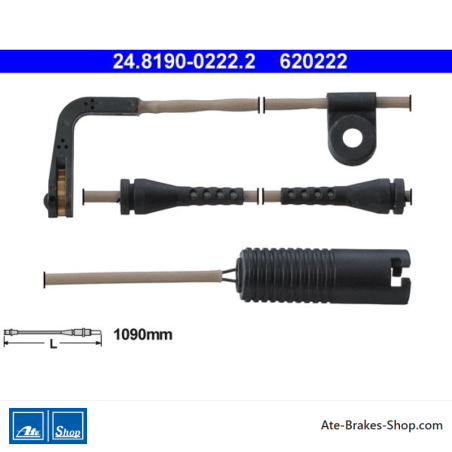 ATE Indicador de desgaste original (24819002222) para BMW