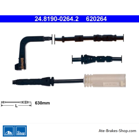 ATE Indicatore d’usure (24819002642) original pour BMW
