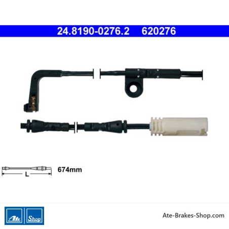 ATE Indicateur d’usure (24819002762) d’origine pour BMW