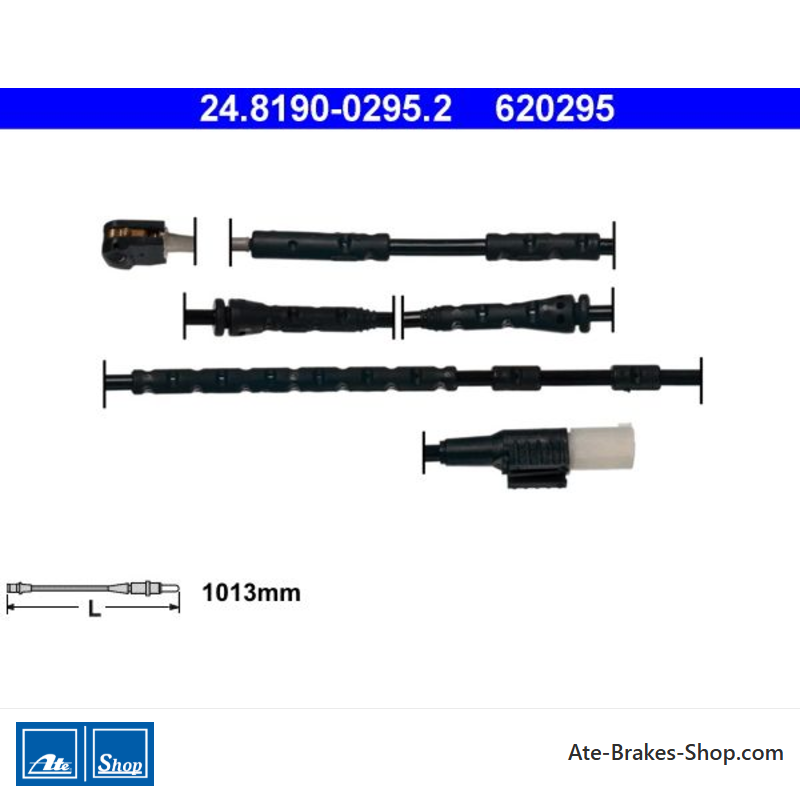 ATE Indicateur d’usure (24819002952) original pour BMW