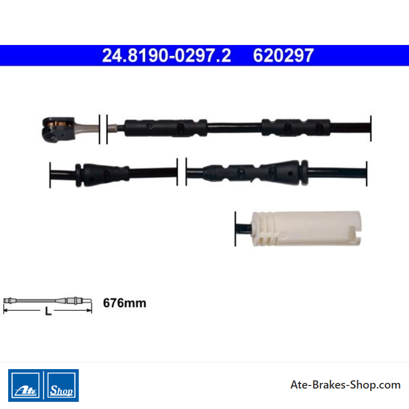 ATE Indicateur d’usure (24819002972) d’origine pour BMW